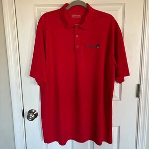 Nike Golf Drifit GCSAA Short Sleeve Polo Red XXL